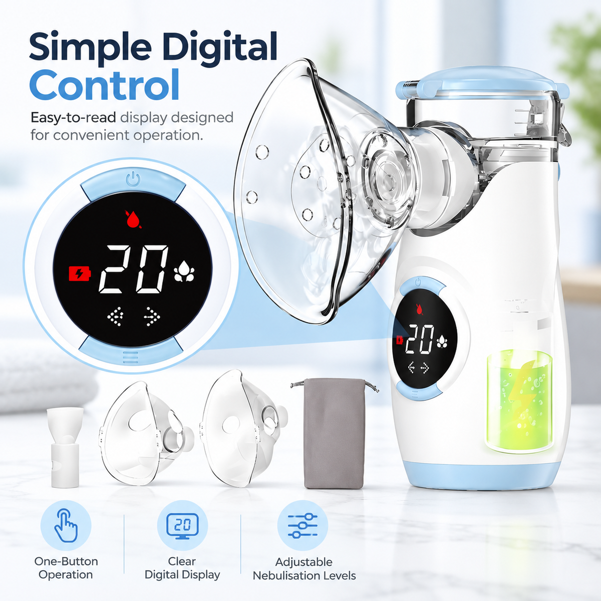 PureBreathe - Mesh Nebulizer
